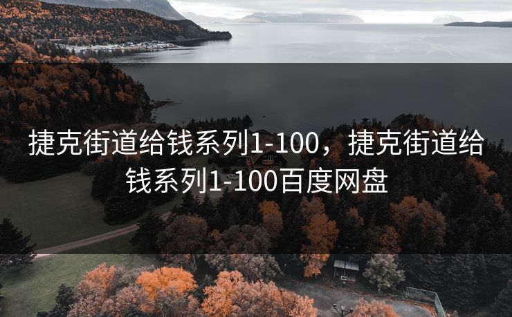 捷克街道给钱系列1-100,捷克街道给钱系列1-100百度网盘